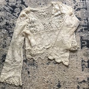 Free People lace overlay